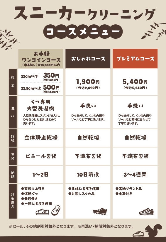 スニーカークリーニング
