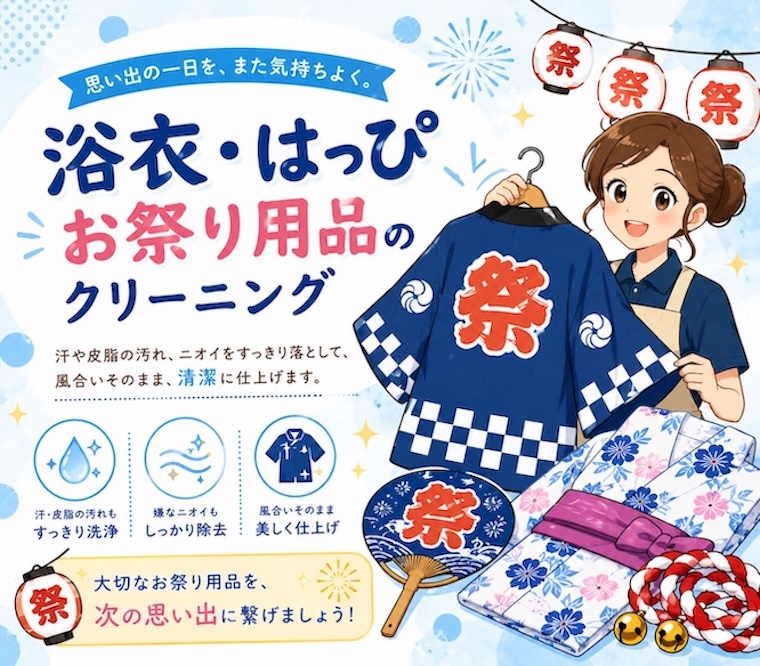 ゆかたクリーニング